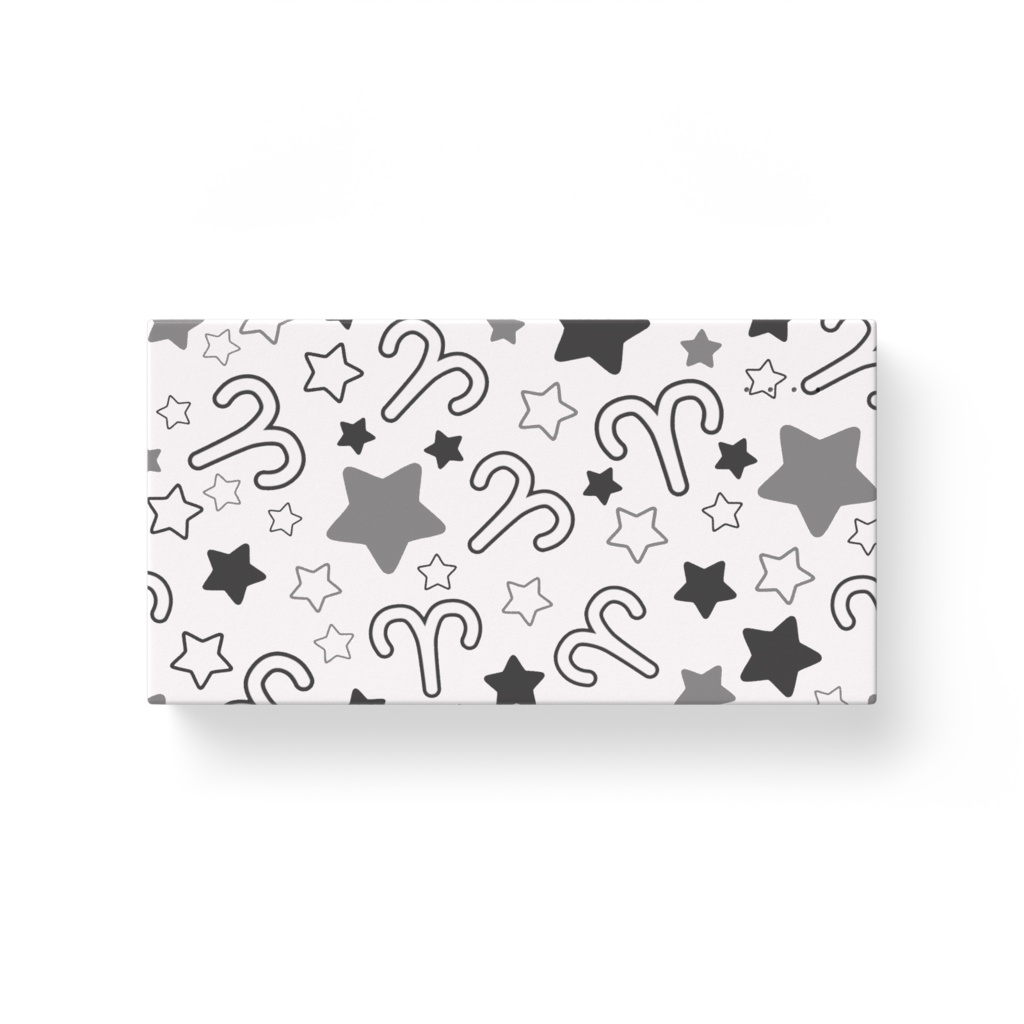 黒色のおひつじ座のモバイルバッテリー