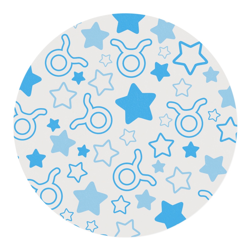 青色のおうし座のマスキングテープ