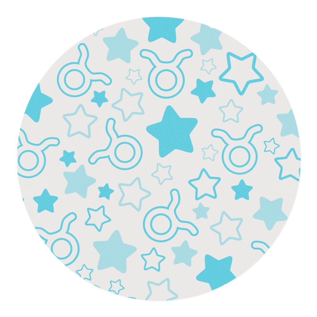 水色のおうし座のマスキングテープ