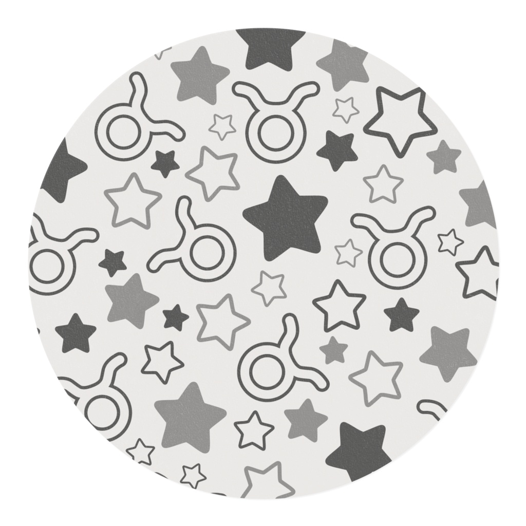 黒色のおうし座のマスキングテープ