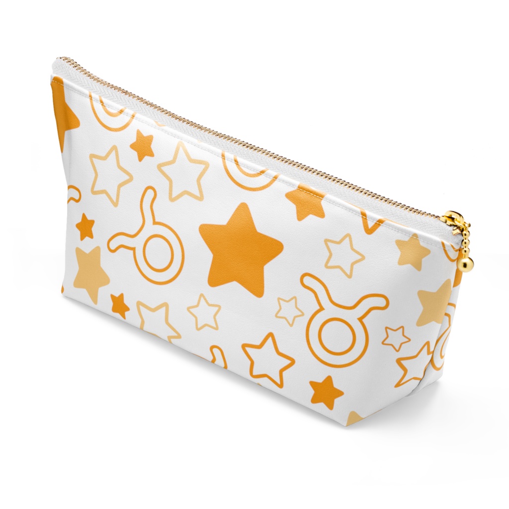 オレンジ色のおうし座のポーチ