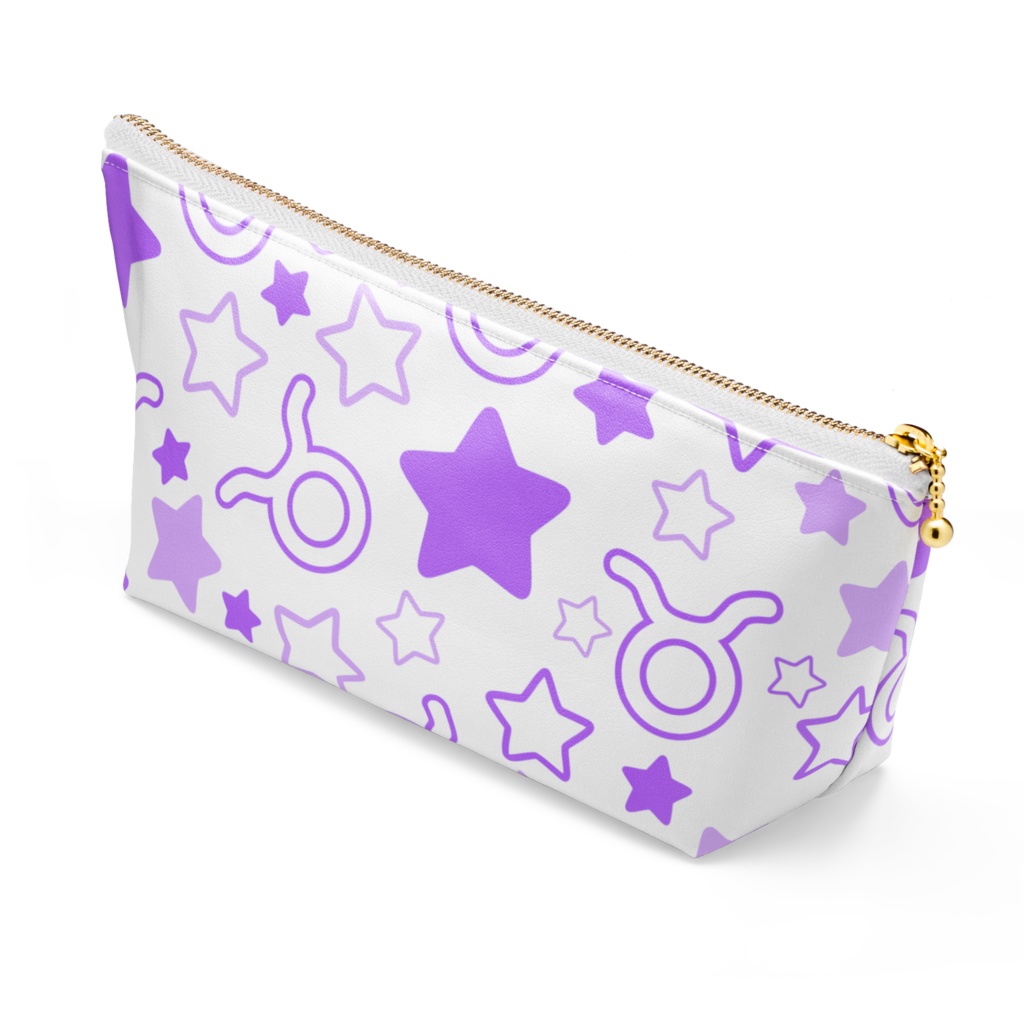 紫色のおうし座のポーチ