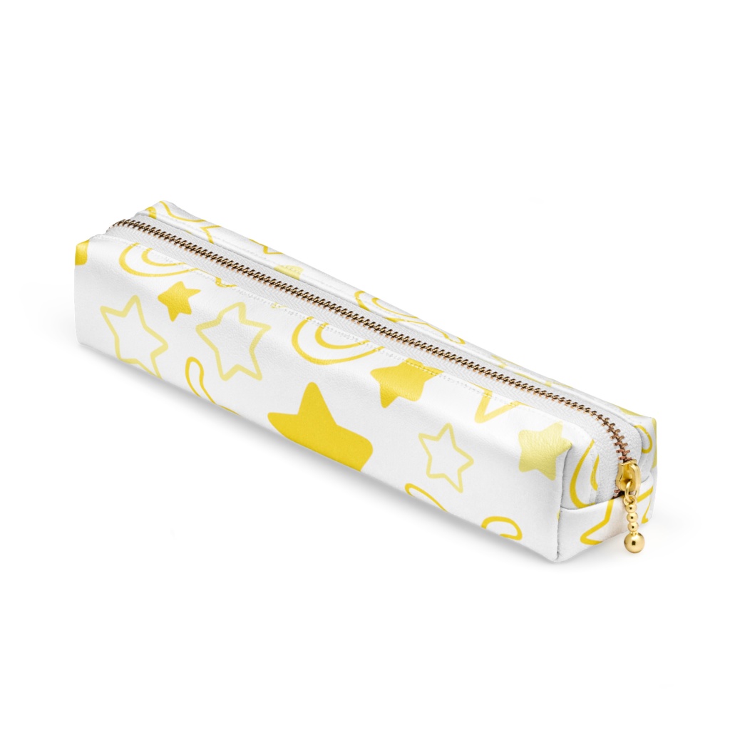 黄色のおうし座のペンケース