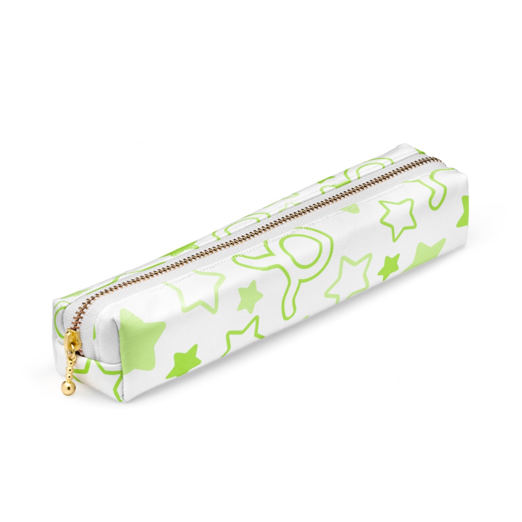 黄緑色のおうし座のペンケース