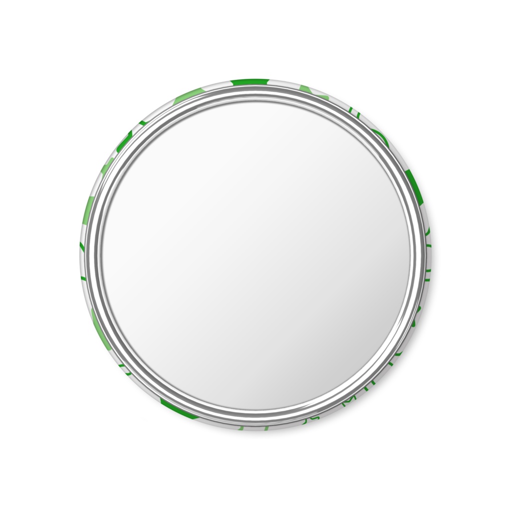 緑色のおうし座の缶ミラー