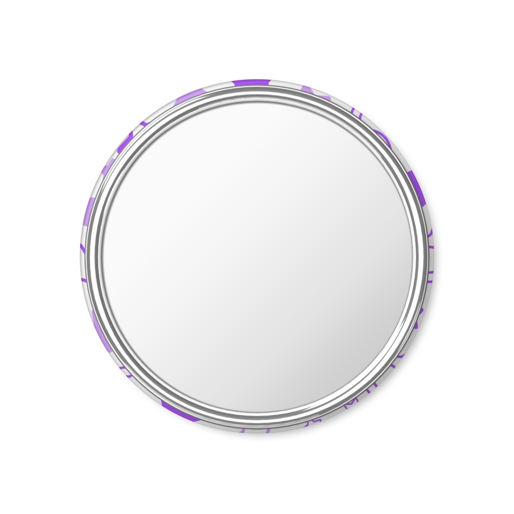 紫色のおうし座の缶ミラー