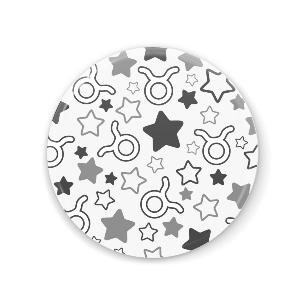 黒色のおうし座の缶ミラー