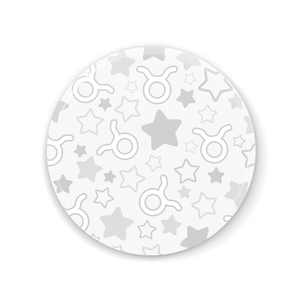 白色のおうし座の缶ミラー