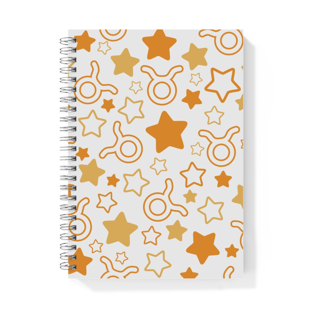 オレンジ色のおうし座のノート