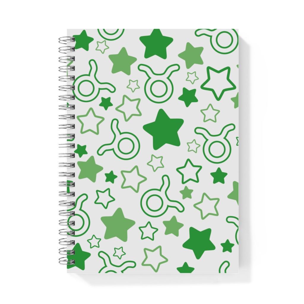 緑色のおうし座のノート