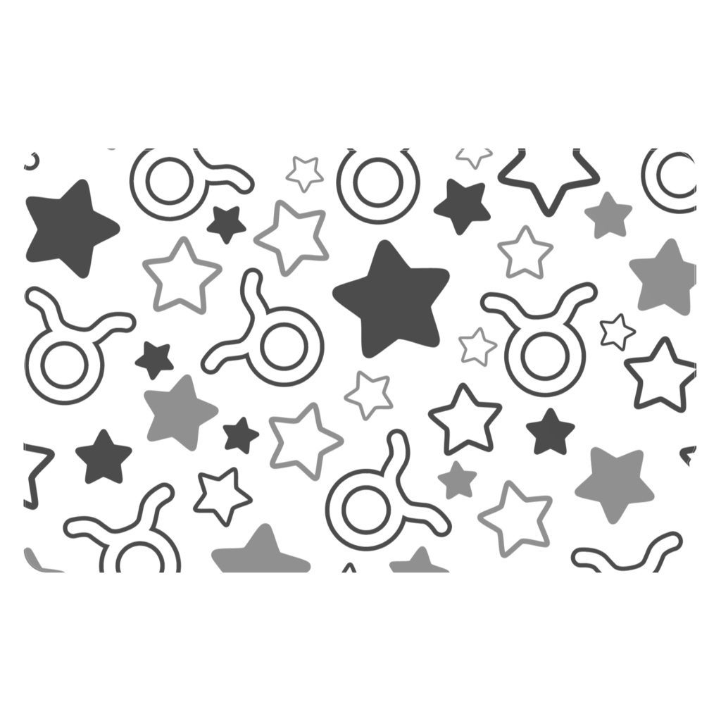 黒色のおうし座のICカードステッカー