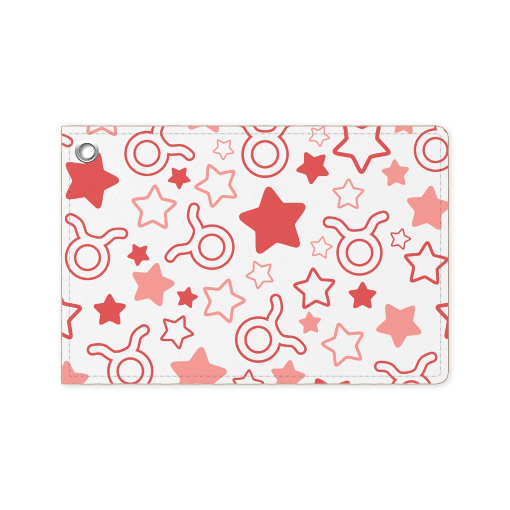 赤色のおうし座のパスケース