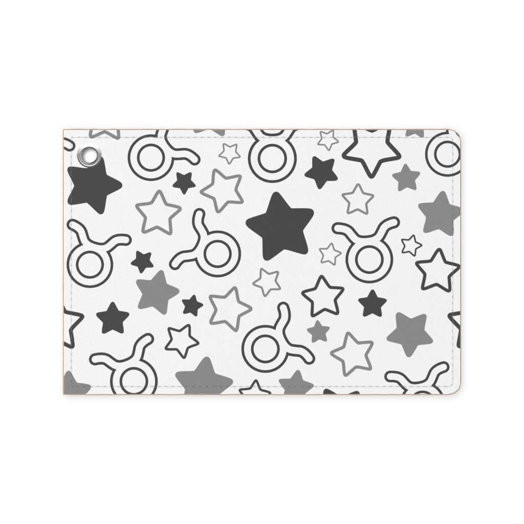 黒色のおうし座のパスケース