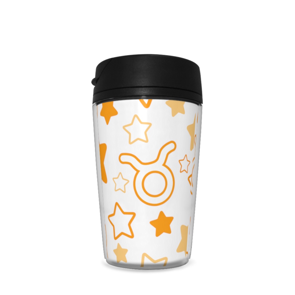 オレンジ色のおうし座のタンブラー