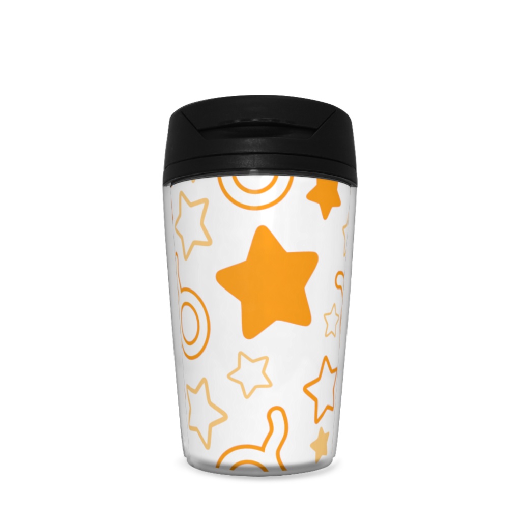 オレンジ色のおうし座のタンブラー