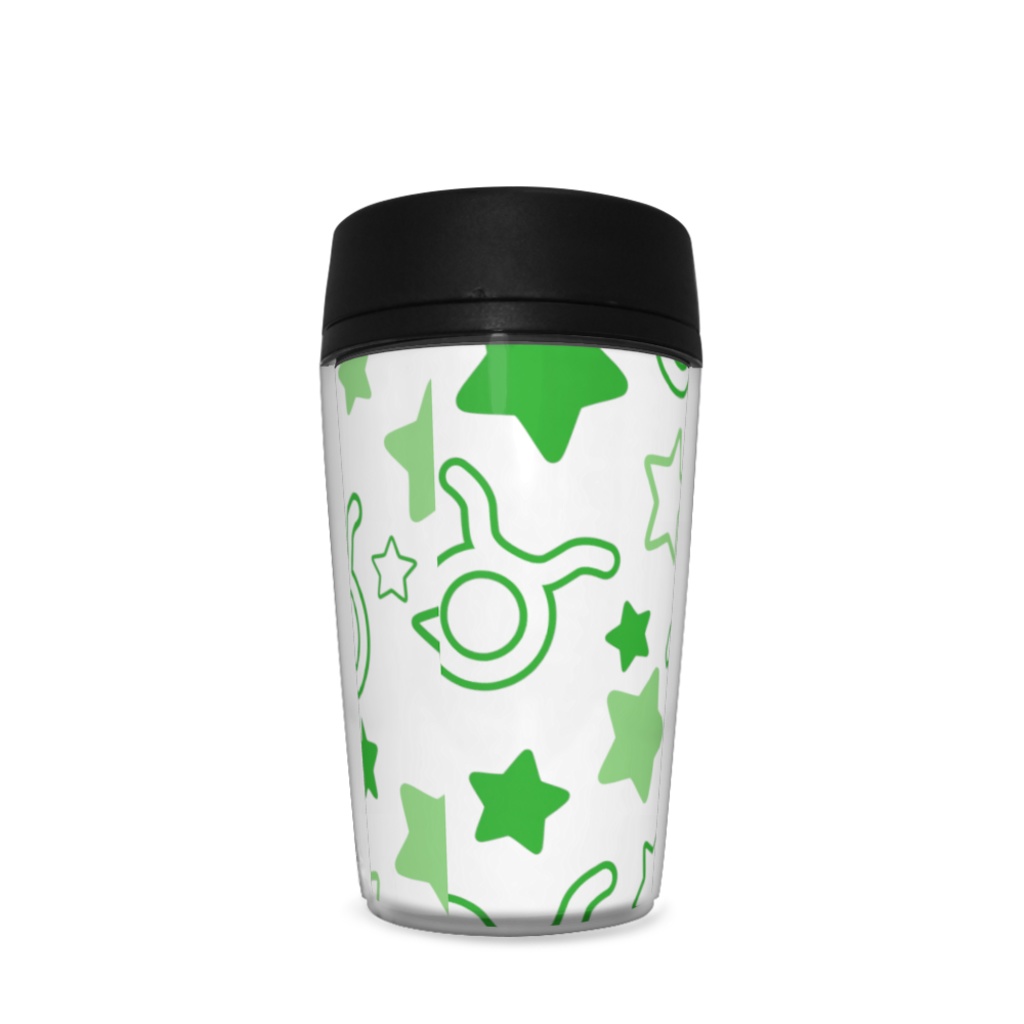 緑色のおうし座のタンブラー