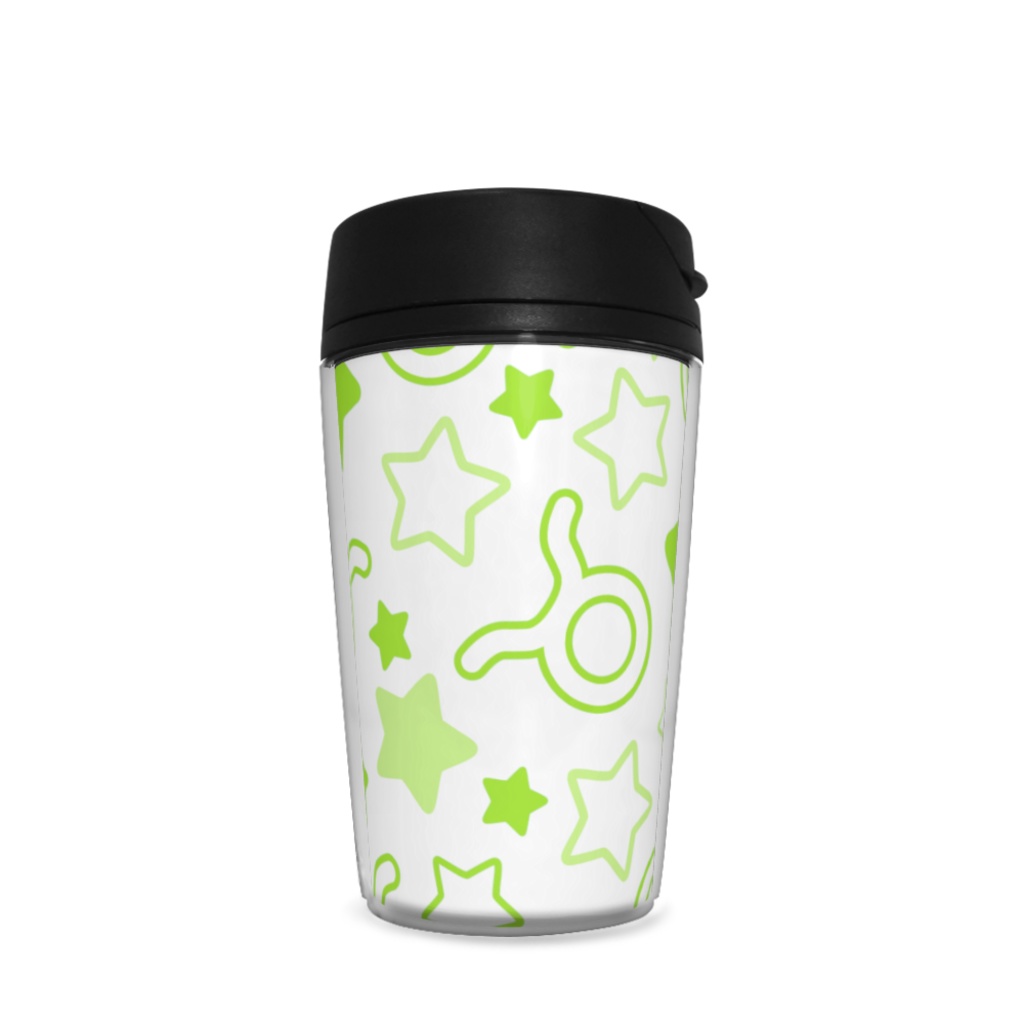 黄緑色のおうし座のタンブラー