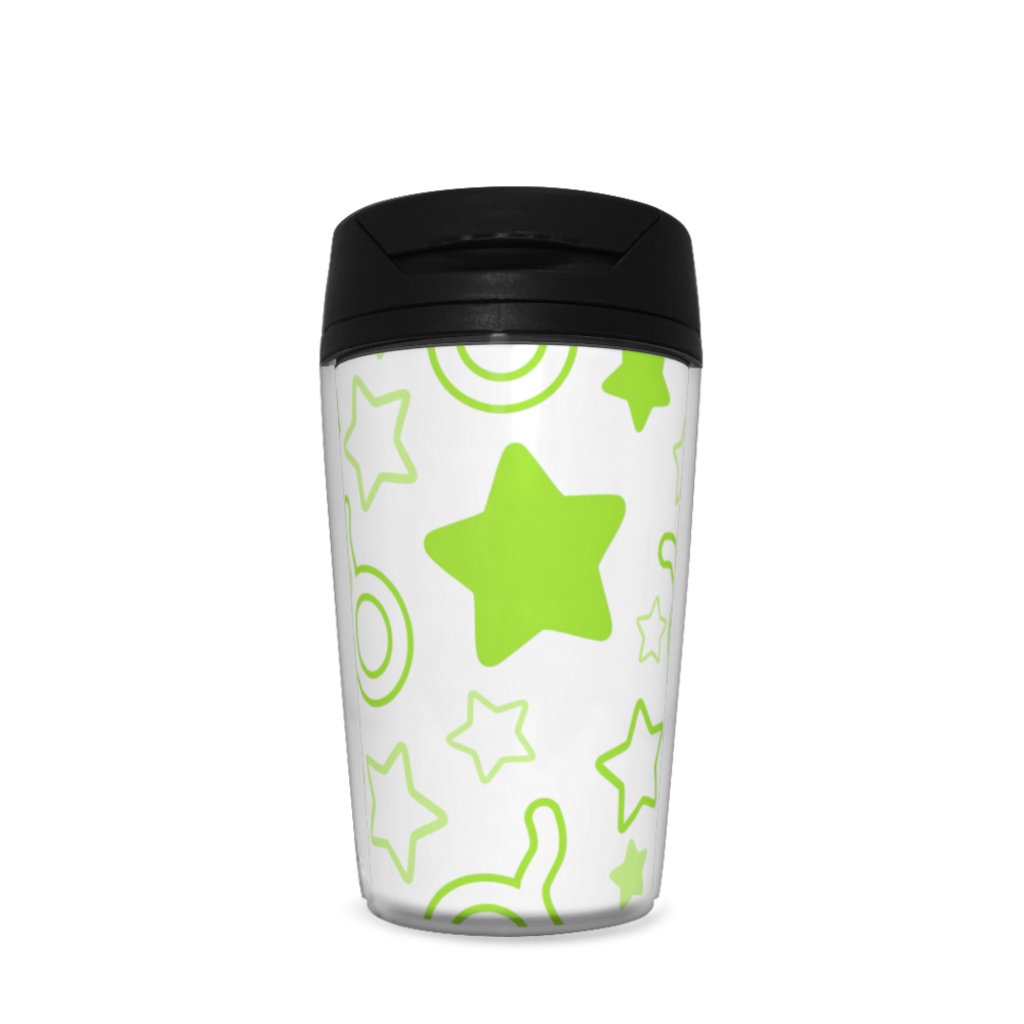 黄緑色のおうし座のタンブラー