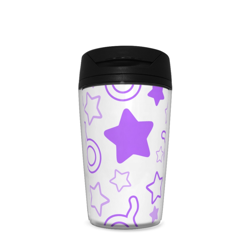 紫色のおうし座のタンブラー