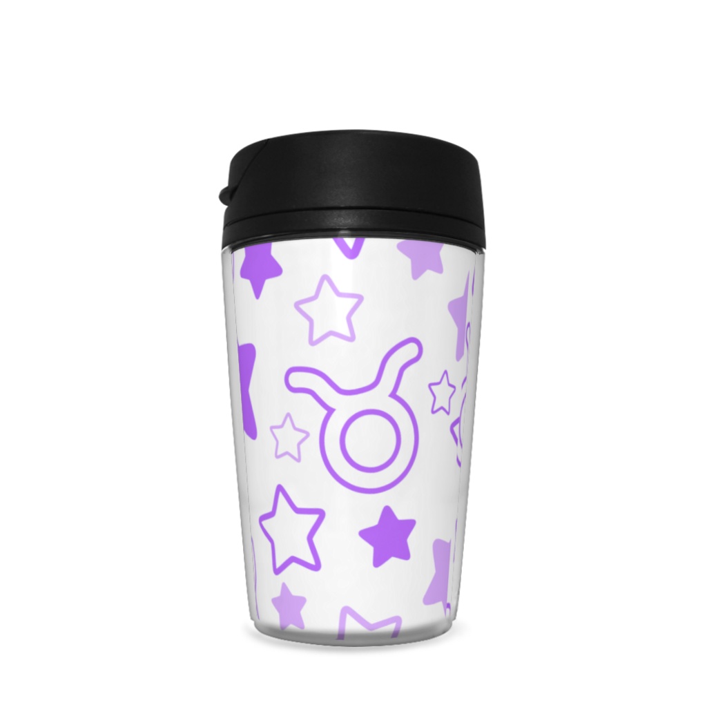 紫色のおうし座のタンブラー