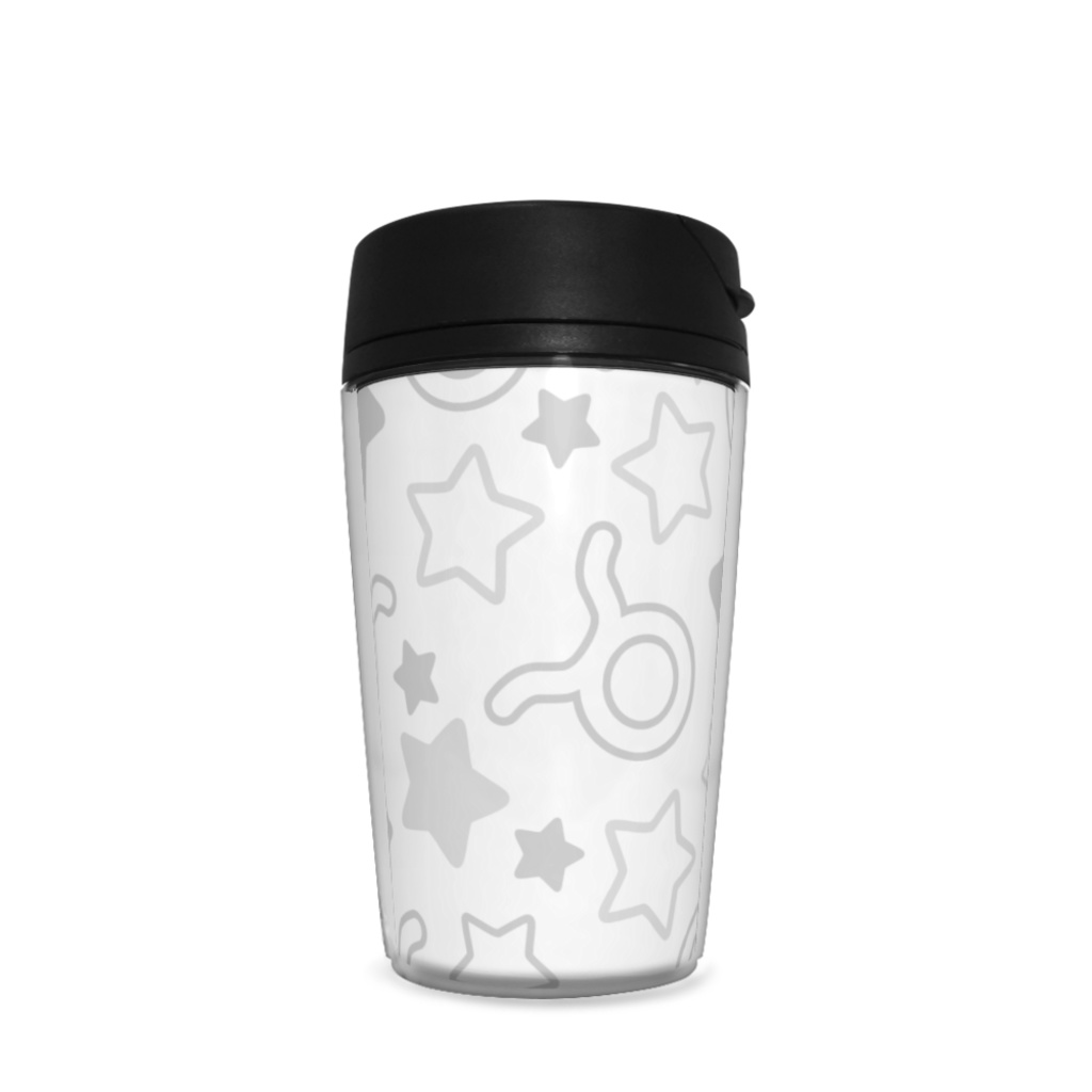 白色のおうし座のタンブラー