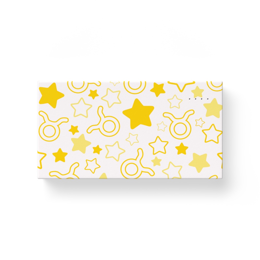 黄色のおうし座のモバイルバッテリー