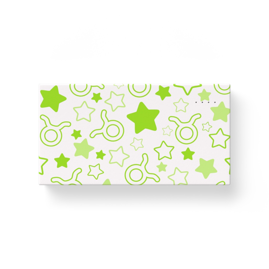 黄緑色のおうし座のモバイルバッテリー