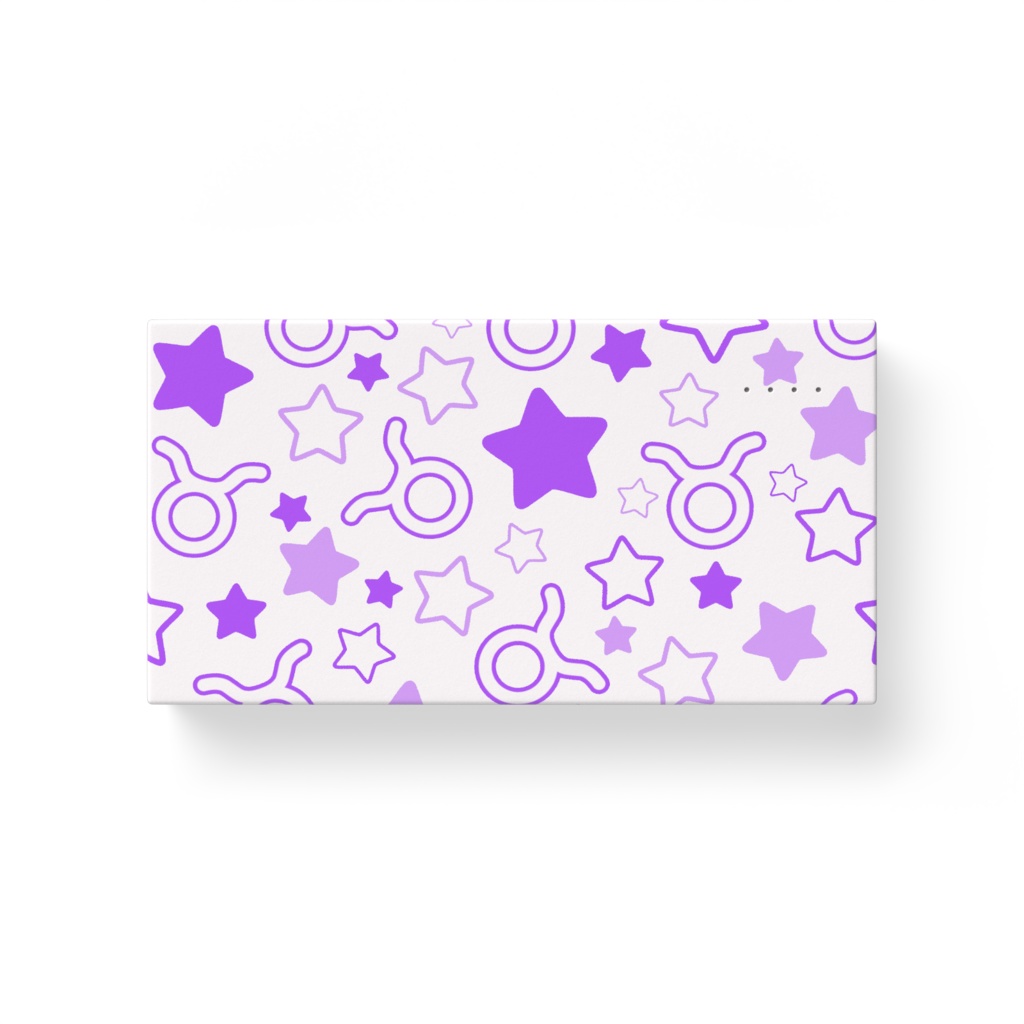 紫色のおうし座のモバイルバッテリー