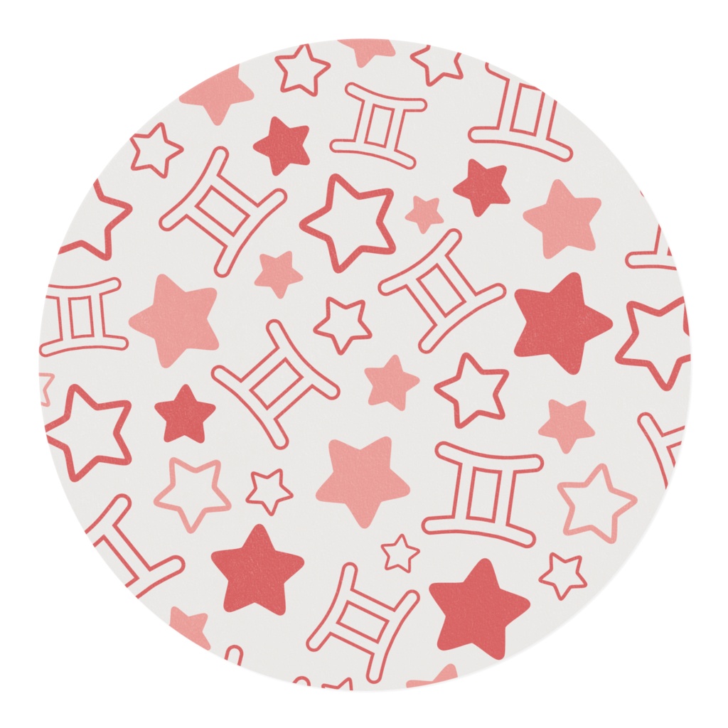 赤色のふたご座のマスキングテープ