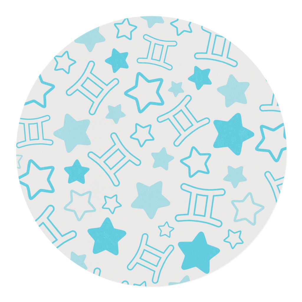 水色のふたご座のマスキングテープ