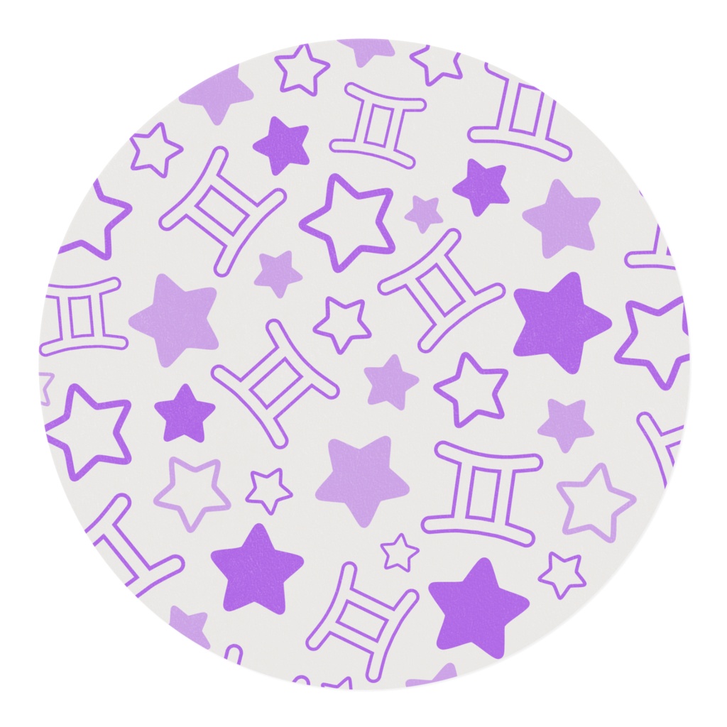 紫色のふたご座のマスキングテープ