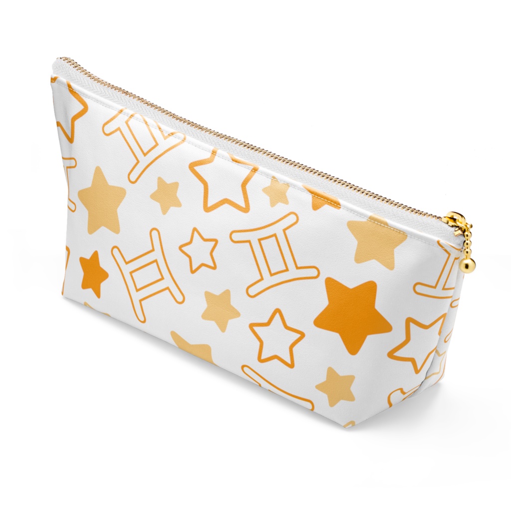 オレンジ色のふたご座のポーチ