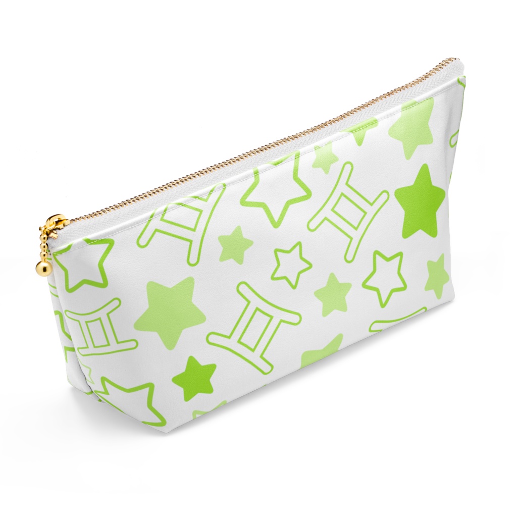 黄緑色のふたご座のポーチ