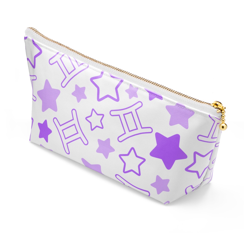 紫色のふたご座のポーチ