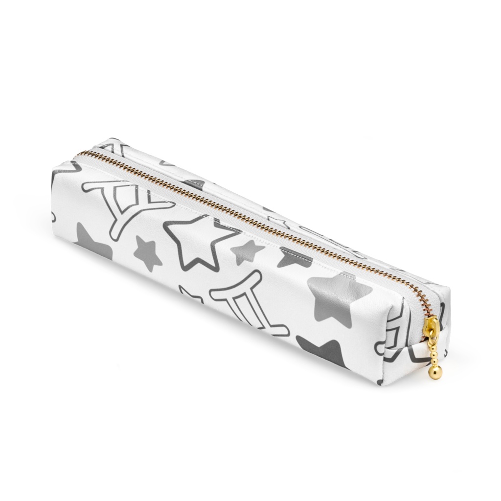 黒色のふたご座のペンケース