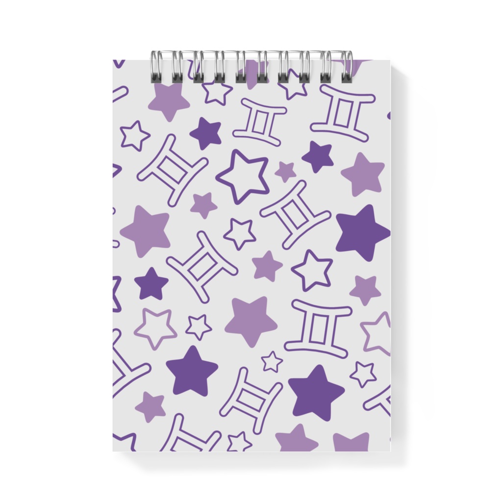 紫色のふたご座のメモ帳