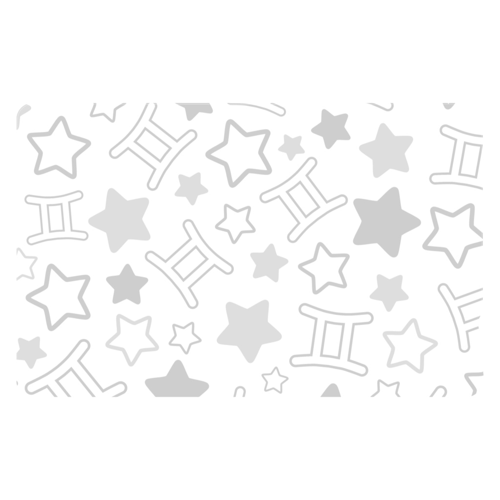 白色のふたご座のICカードステッカー