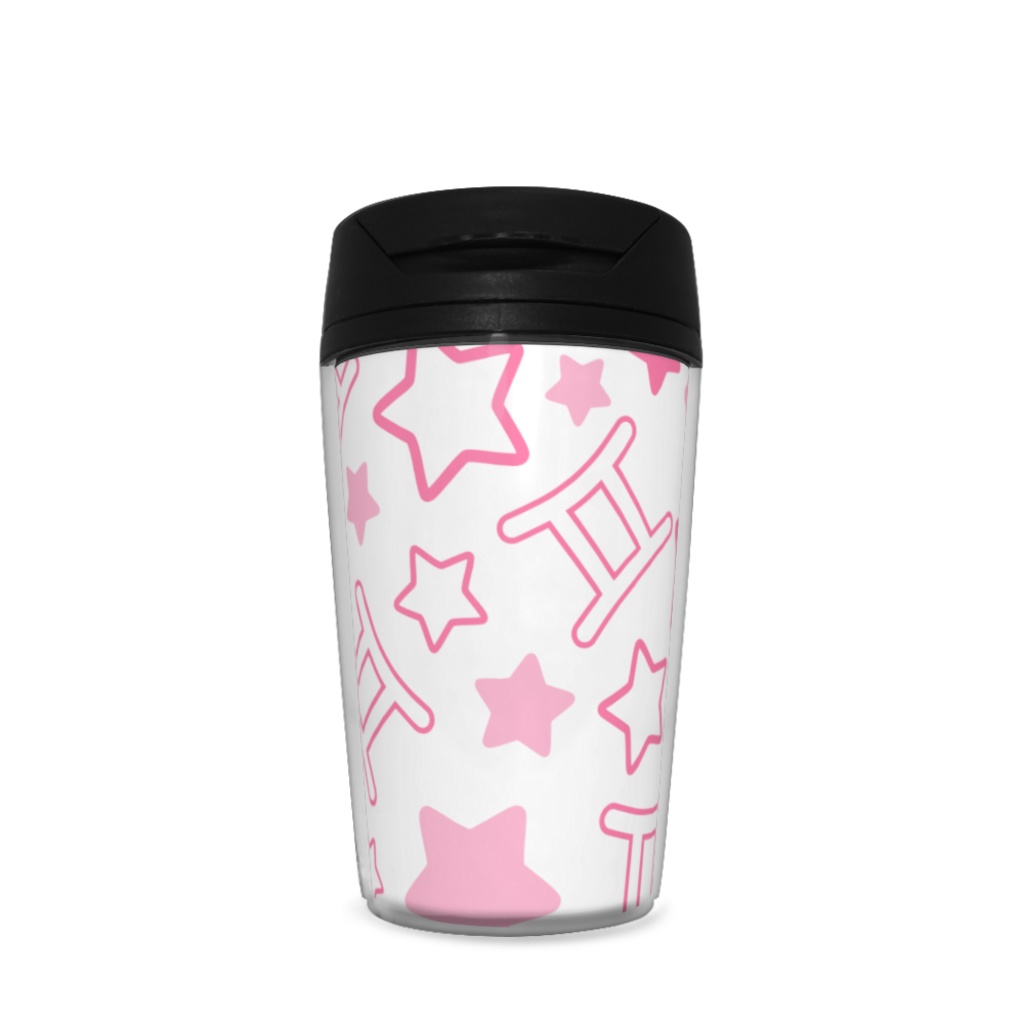 ピンク色のふたご座のタンブラー