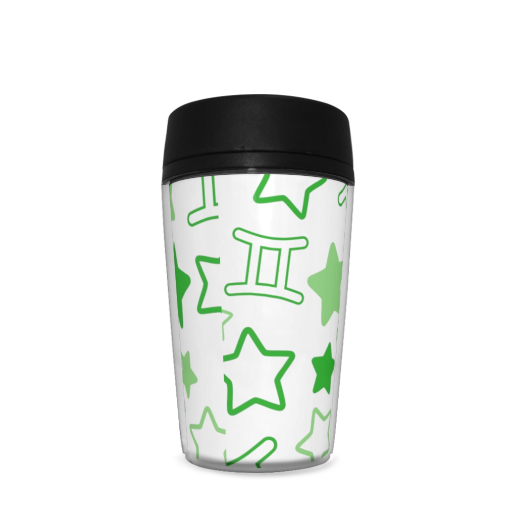 緑色のふたご座のタンブラー