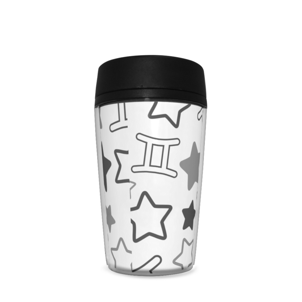 黒色のふたご座のタンブラー