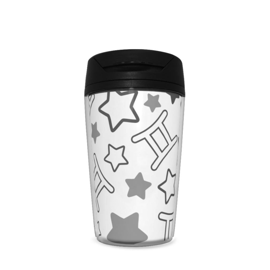 黒色のふたご座のタンブラー