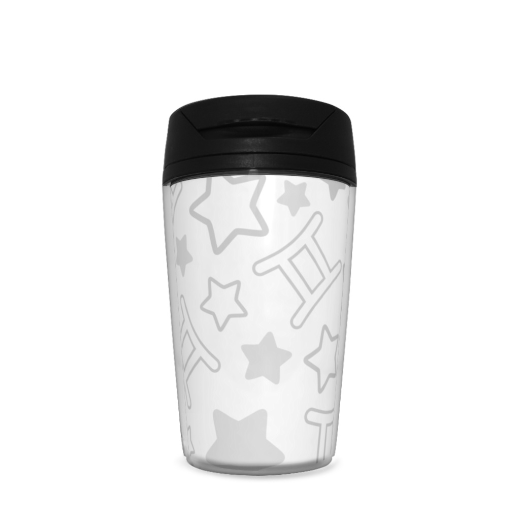 白色のふたご座のタンブラー