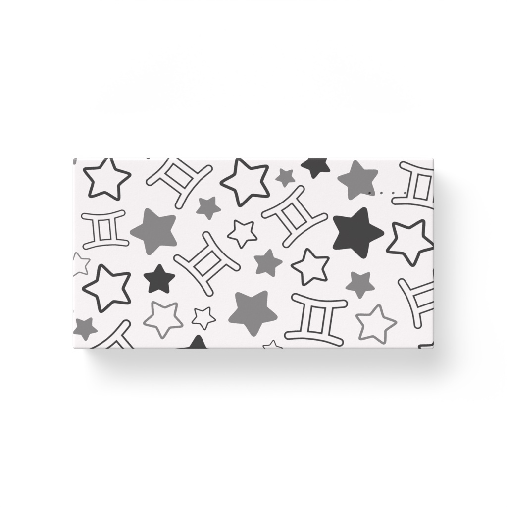 黒色のふたご座のモバイルバッテリー