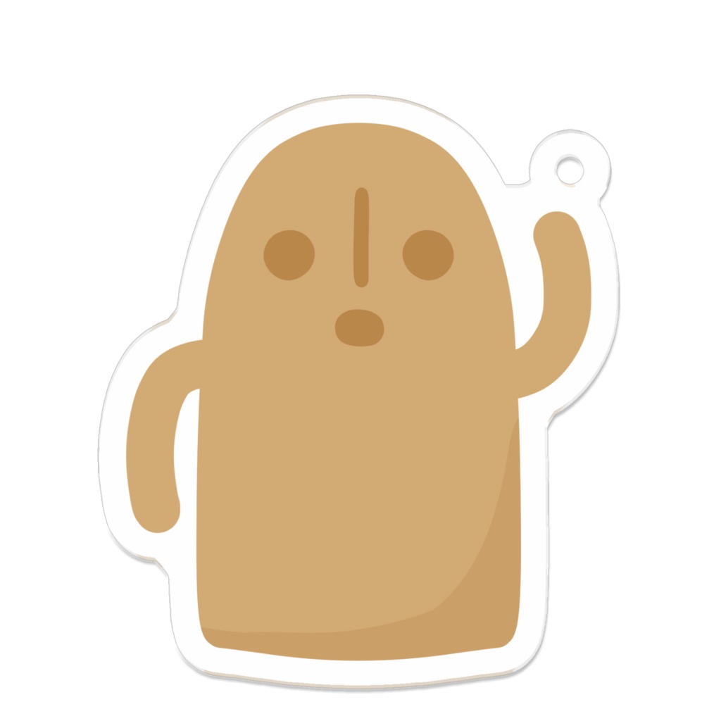 ハニワのアクリルキーホルダー