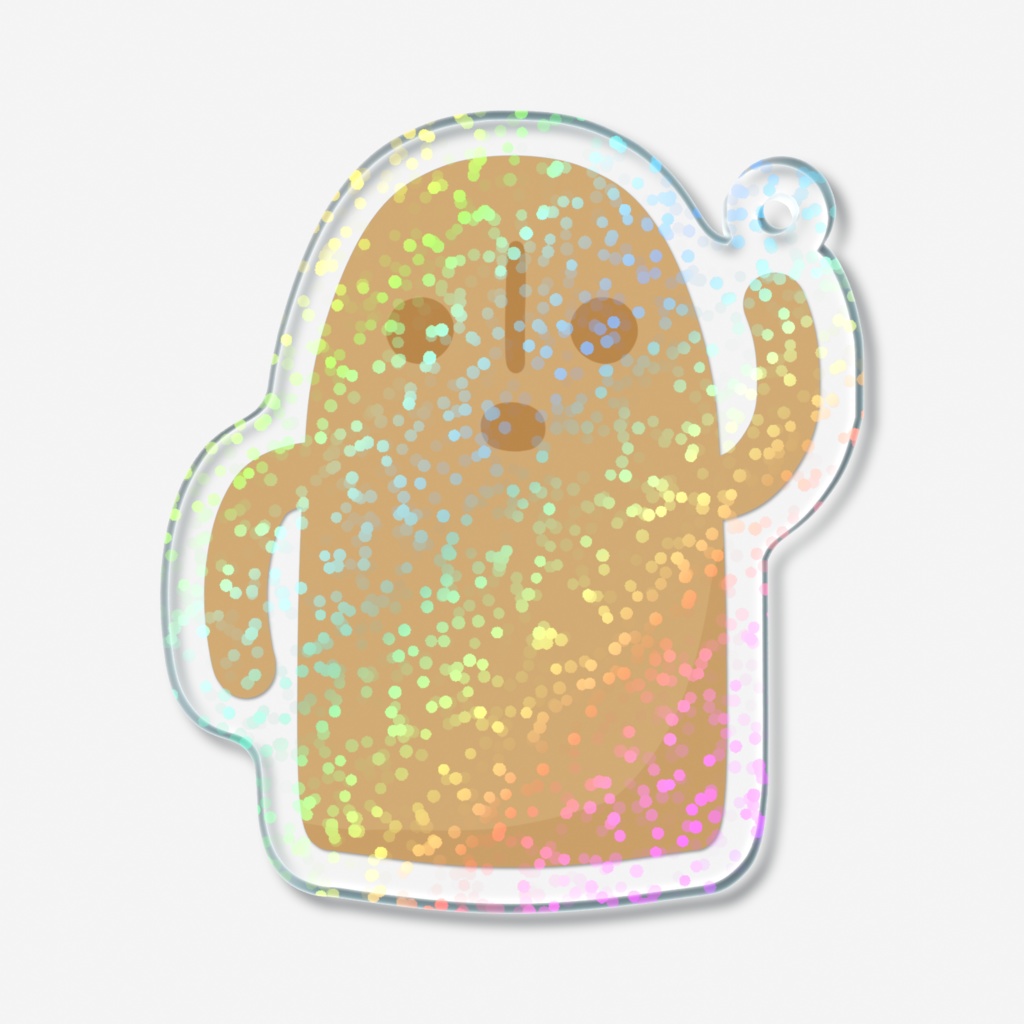 ハニワのホログラムアクリルキーホルダー