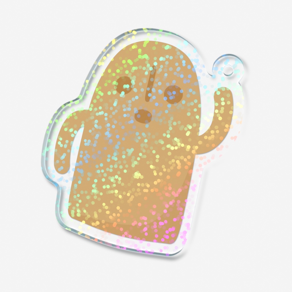 ハニワのホログラムアクリルキーホルダー