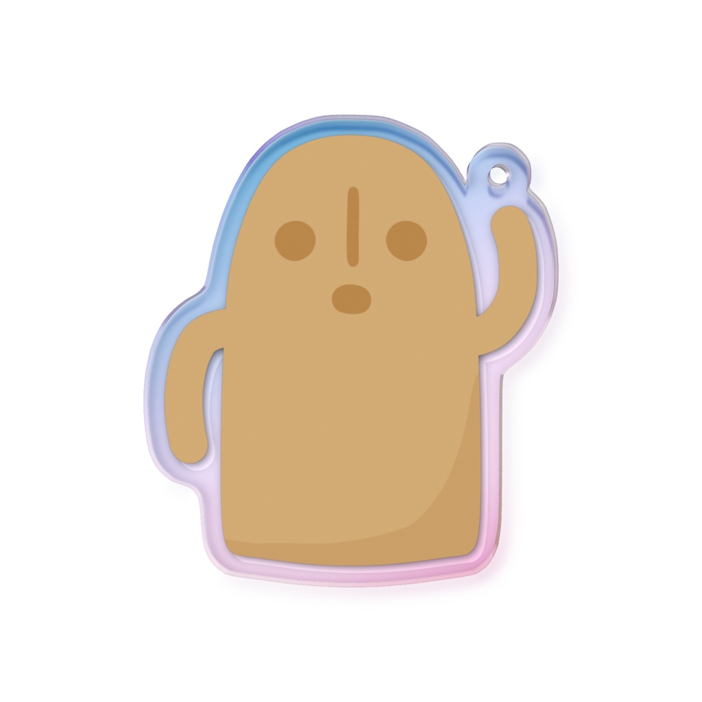 ハニワのオーロラアクリルキーホルダー