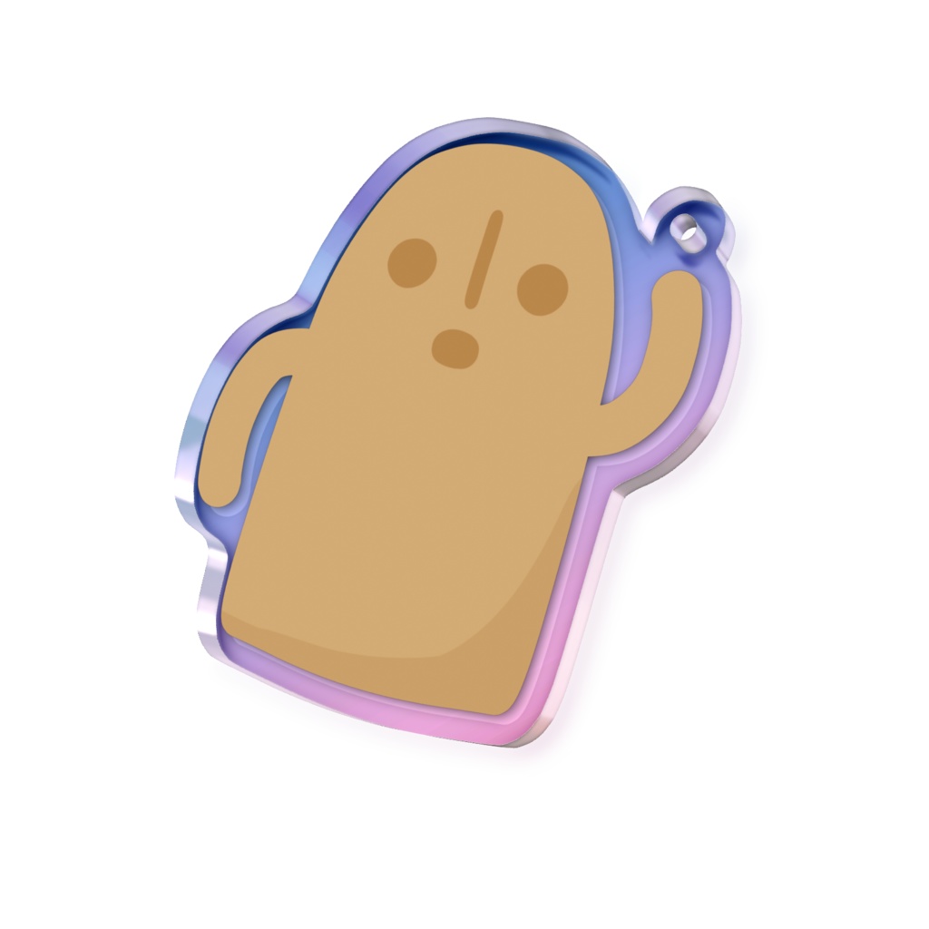 ハニワのオーロラアクリルキーホルダー