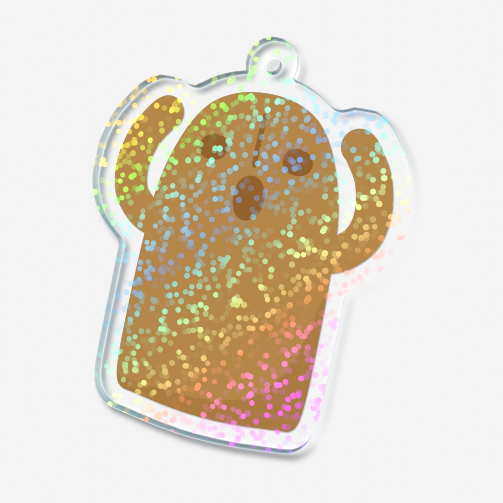 ハニワのホログラムアクリルキーホルダー