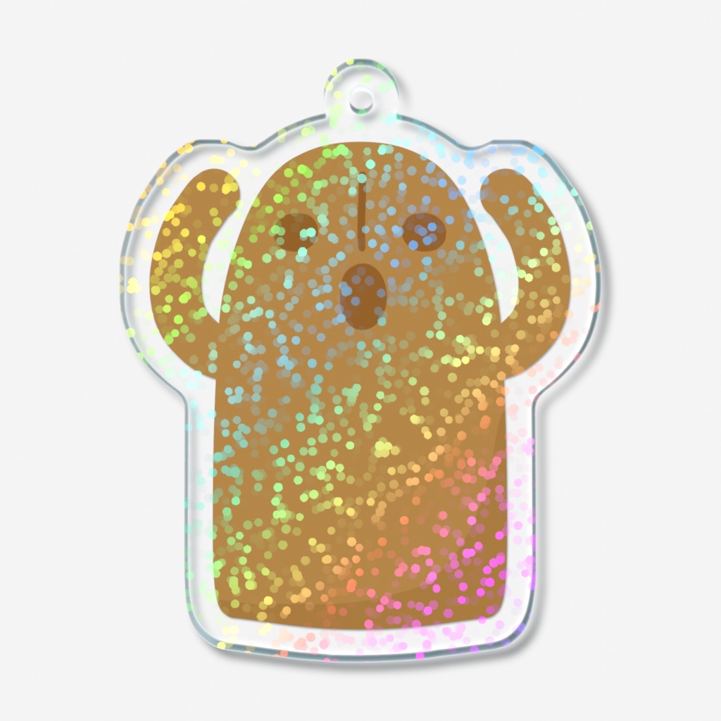 ハニワのホログラムアクリルキーホルダー